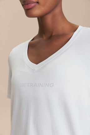 Camiseta V Training Action - Branco