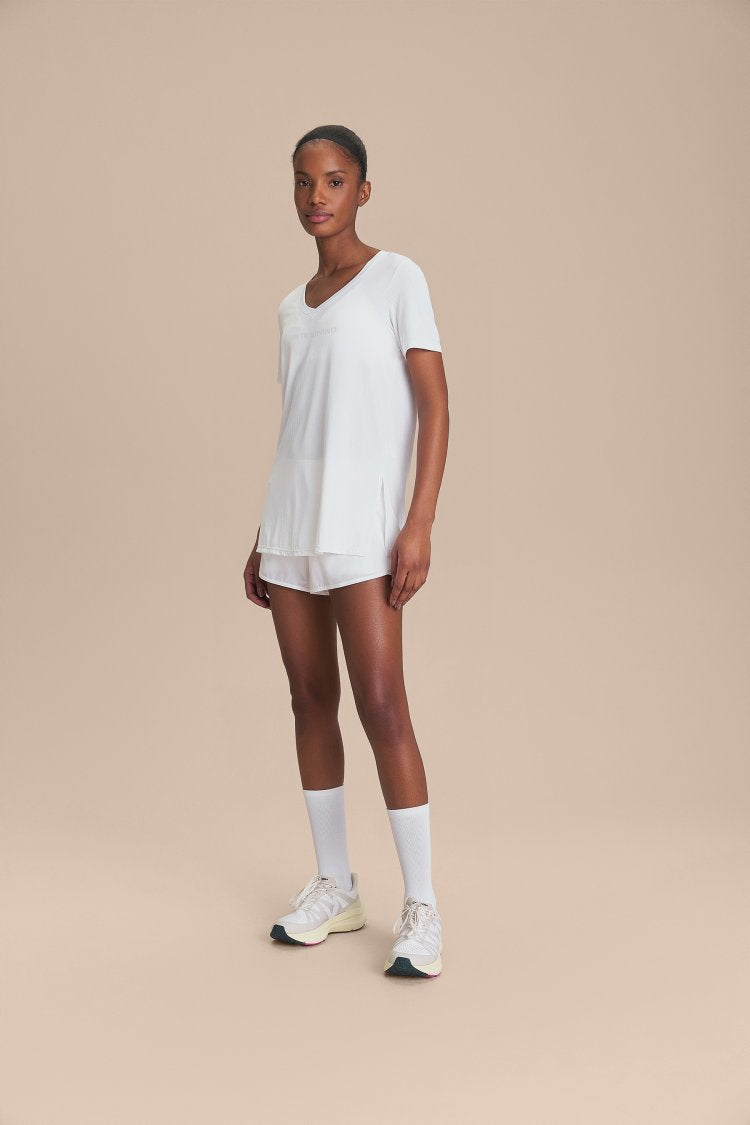 Camiseta V Training Action - Branco