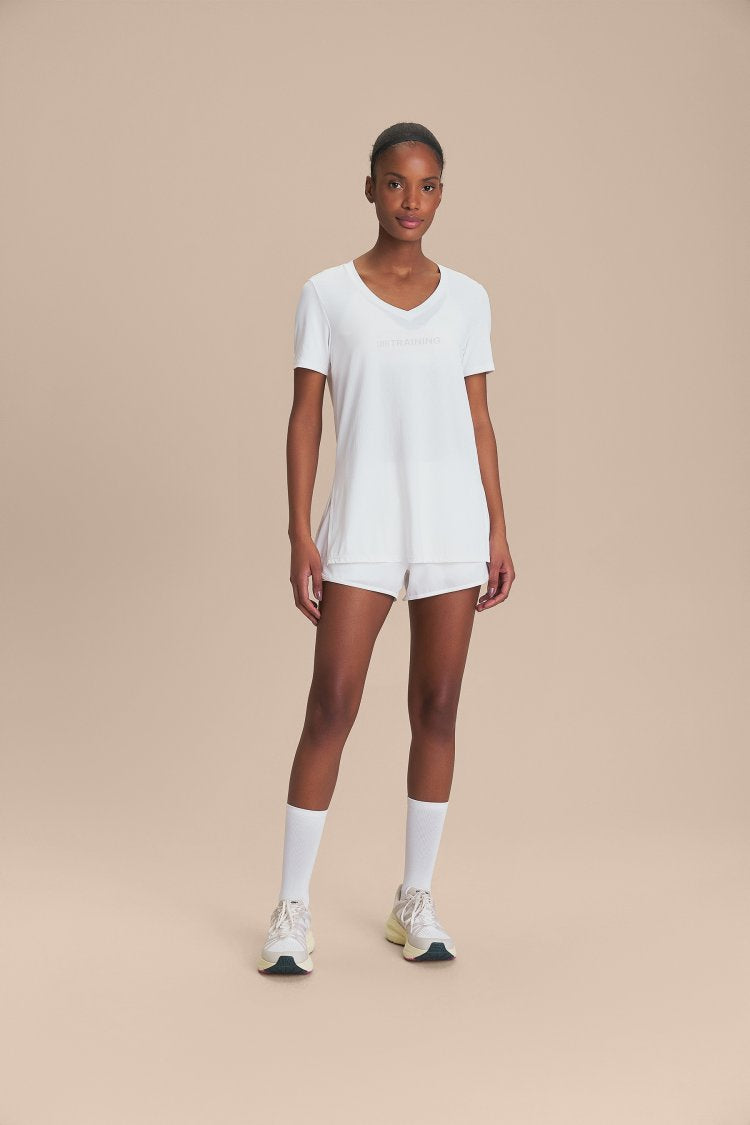 Camiseta V Training Action - Branco