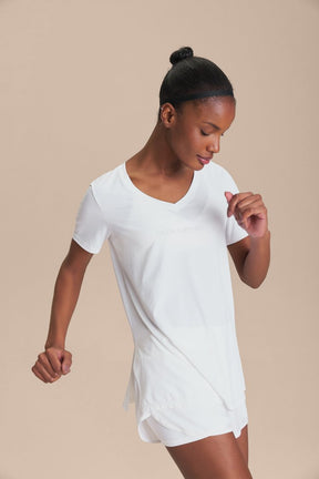 Camiseta V Training Action - Branco