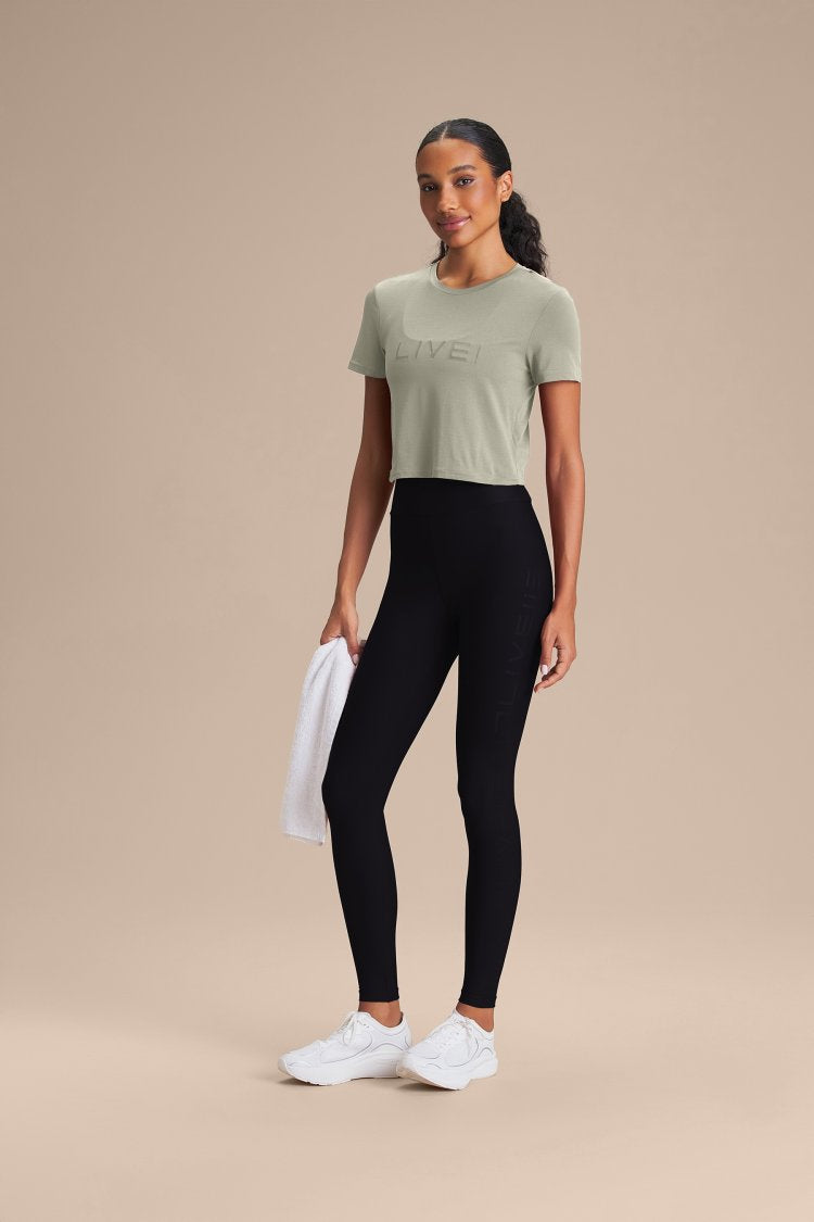 Camiseta Cropped LIVE! Comfort - Daylight Green