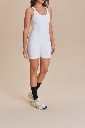 Macaquinho Shorts Hydefit® Adaptiv - Branco