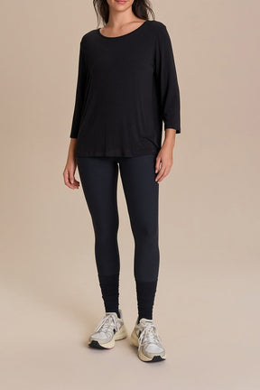 Camiseta ML Cross Back Visco - Preto
