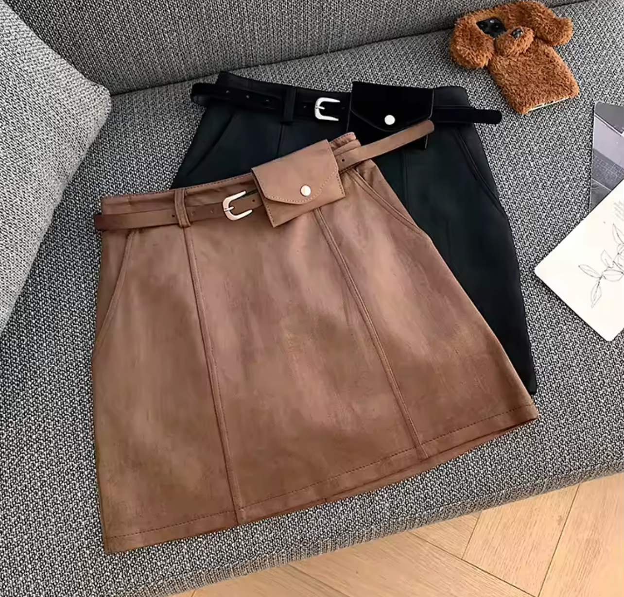 Saia Suede Importada