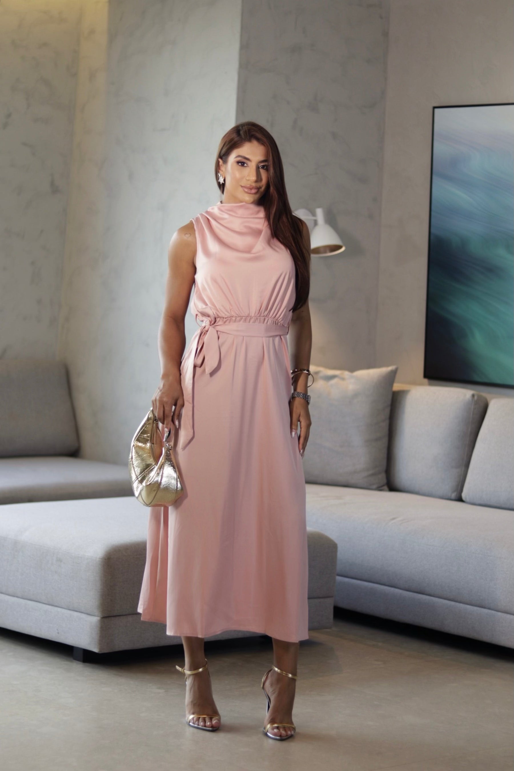 Vestido Cetim Esthe