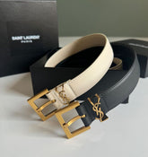 Cinto Feminino YSL Couro